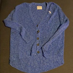Blue cardigan